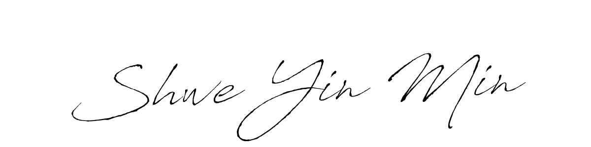 Make a beautiful signature design for name Shwe Yin Min. Use this online signature maker to create a handwritten signature for free. Shwe Yin Min signature style 6 images and pictures png