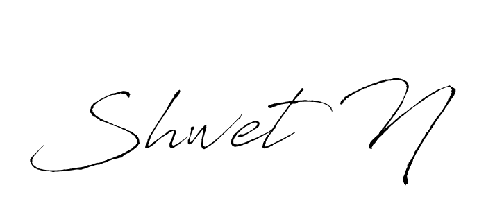 Create a beautiful signature design for name Shwet N. With this signature (Antro_Vectra) fonts, you can make a handwritten signature for free. Shwet N signature style 6 images and pictures png