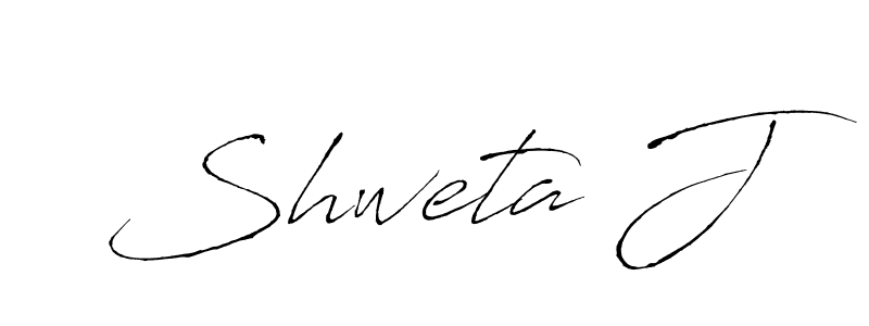 Also we have Shweta J name is the best signature style. Create professional handwritten signature collection using Antro_Vectra autograph style. Shweta J signature style 6 images and pictures png