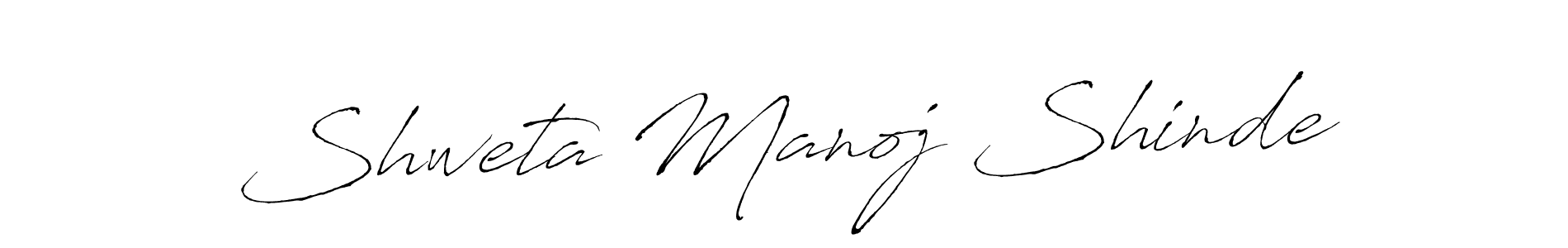 This is the best signature style for the Shweta Manoj Shinde name. Also you like these signature font (Antro_Vectra). Mix name signature. Shweta Manoj Shinde signature style 6 images and pictures png