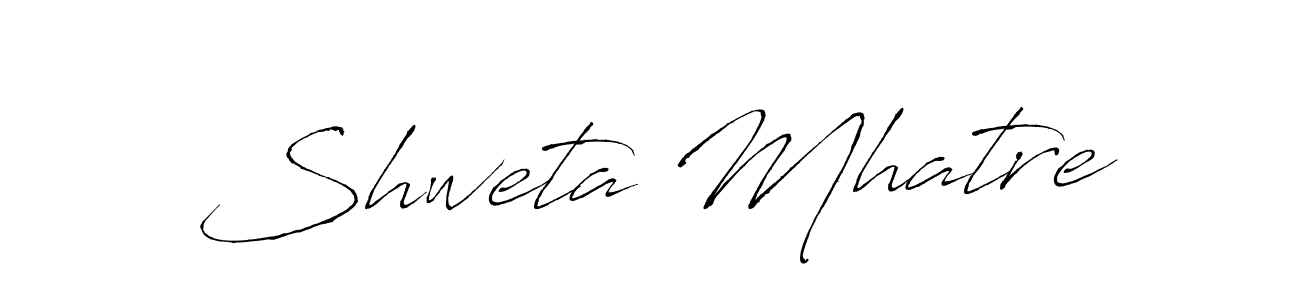 Make a short Shweta Mhatre signature style. Manage your documents anywhere anytime using Antro_Vectra. Create and add eSignatures, submit forms, share and send files easily. Shweta Mhatre signature style 6 images and pictures png