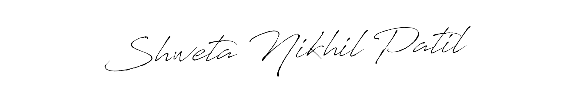 How to Draw Shweta Nikhil Patil signature style? Antro_Vectra is a latest design signature styles for name Shweta Nikhil Patil. Shweta Nikhil Patil signature style 6 images and pictures png