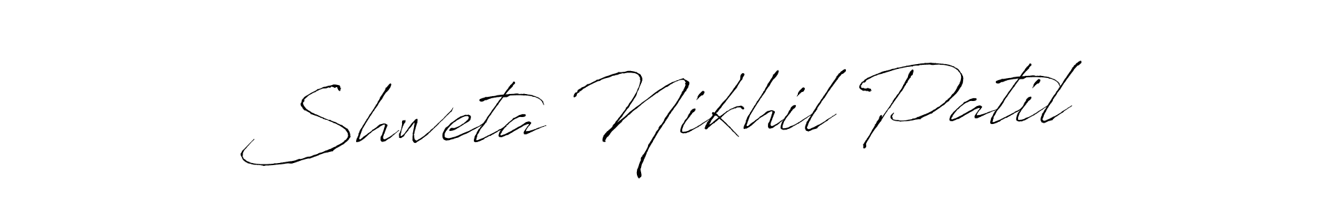 Similarly Antro_Vectra is the best handwritten signature design. Signature creator online .You can use it as an online autograph creator for name Shweta Nikhil Patil. Shweta Nikhil Patil signature style 6 images and pictures png