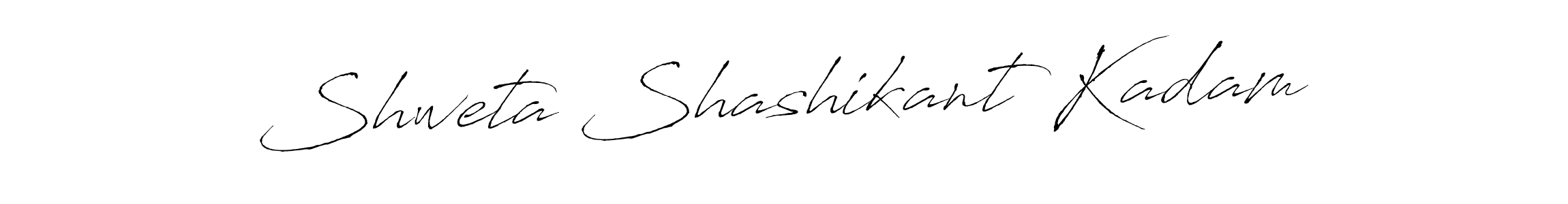 How to make Shweta Shashikant Kadam name signature. Use Antro_Vectra style for creating short signs online. This is the latest handwritten sign. Shweta Shashikant Kadam signature style 6 images and pictures png