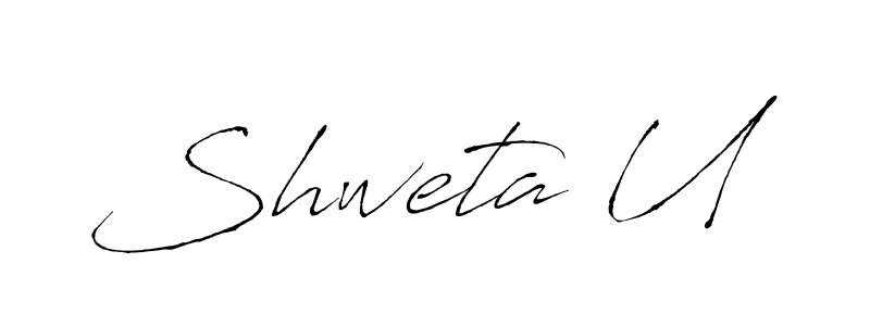 Antro_Vectra is a professional signature style that is perfect for those who want to add a touch of class to their signature. It is also a great choice for those who want to make their signature more unique. Get Shweta U name to fancy signature for free. Shweta U signature style 6 images and pictures png