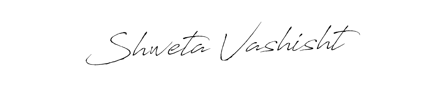 Antro_Vectra is a professional signature style that is perfect for those who want to add a touch of class to their signature. It is also a great choice for those who want to make their signature more unique. Get Shweta Vashisht name to fancy signature for free. Shweta Vashisht signature style 6 images and pictures png