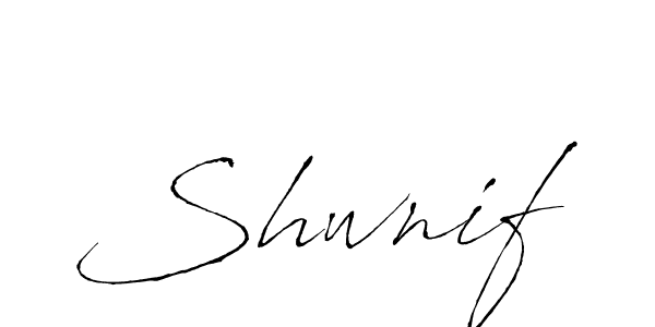 How to Draw Shwnif signature style? Antro_Vectra is a latest design signature styles for name Shwnif. Shwnif signature style 6 images and pictures png