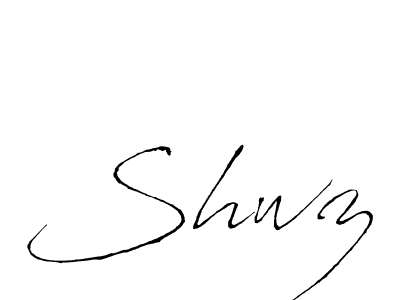 if you are searching for the best signature style for your name Shwz. so please give up your signature search. here we have designed multiple signature styles  using Antro_Vectra. Shwz signature style 6 images and pictures png