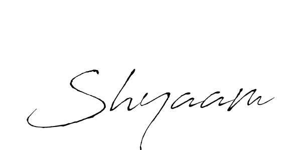 How to make Shyaam signature? Antro_Vectra is a professional autograph style. Create handwritten signature for Shyaam name. Shyaam signature style 6 images and pictures png