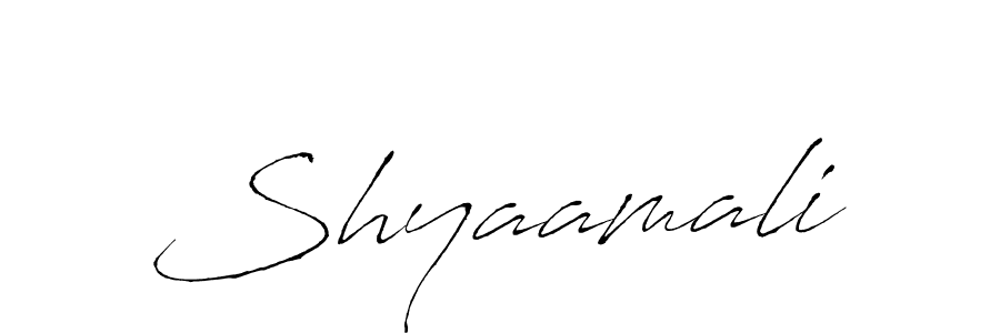 Shyaamali stylish signature style. Best Handwritten Sign (Antro_Vectra) for my name. Handwritten Signature Collection Ideas for my name Shyaamali. Shyaamali signature style 6 images and pictures png