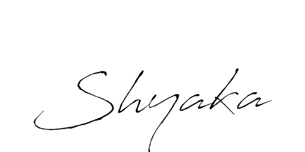 Create a beautiful signature design for name Shyaka. With this signature (Antro_Vectra) fonts, you can make a handwritten signature for free. Shyaka signature style 6 images and pictures png