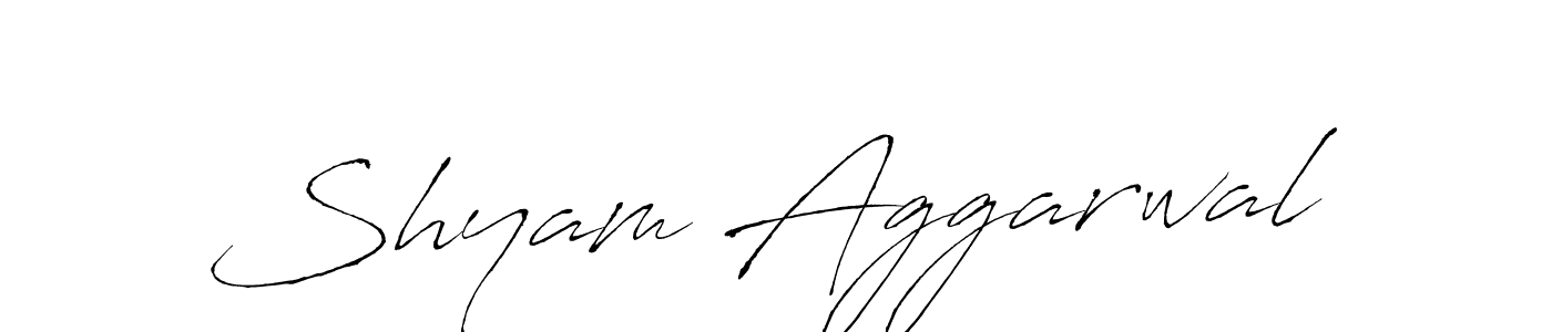 Design your own signature with our free online signature maker. With this signature software, you can create a handwritten (Antro_Vectra) signature for name Shyam Aggarwal. Shyam Aggarwal signature style 6 images and pictures png