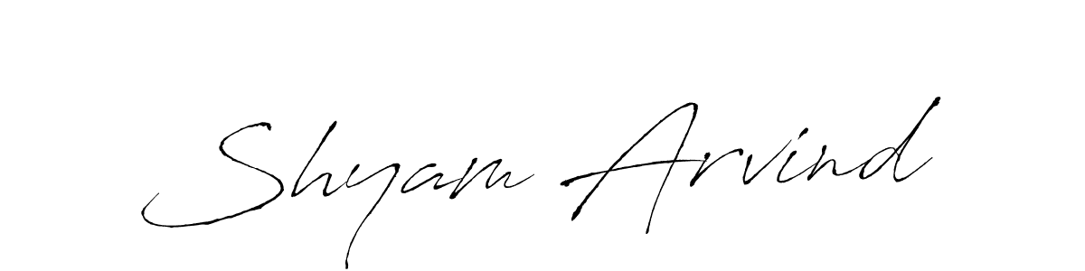 This is the best signature style for the Shyam Arvind name. Also you like these signature font (Antro_Vectra). Mix name signature. Shyam Arvind signature style 6 images and pictures png