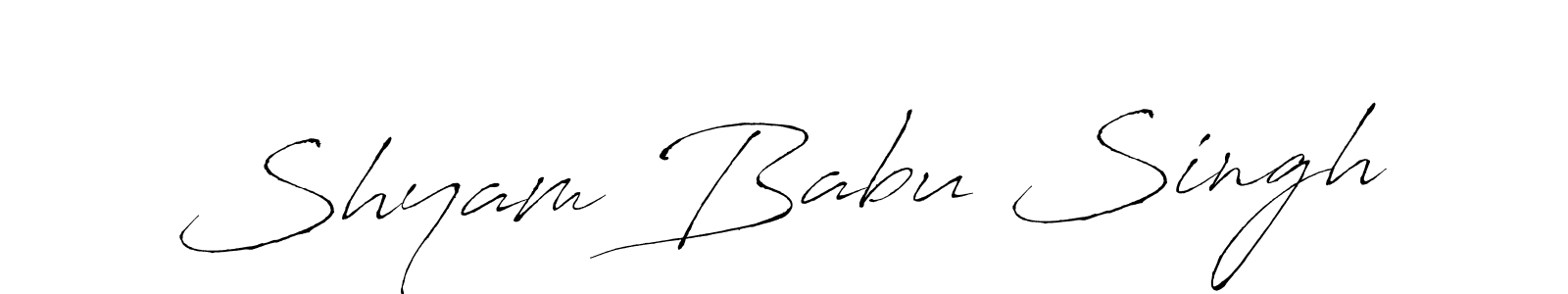 You should practise on your own different ways (Antro_Vectra) to write your name (Shyam Babu Singh) in signature. don't let someone else do it for you. Shyam Babu Singh signature style 6 images and pictures png