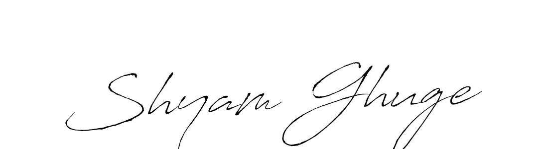 You can use this online signature creator to create a handwritten signature for the name Shyam Ghuge. This is the best online autograph maker. Shyam Ghuge signature style 6 images and pictures png
