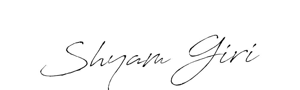 You can use this online signature creator to create a handwritten signature for the name Shyam Giri. This is the best online autograph maker. Shyam Giri signature style 6 images and pictures png