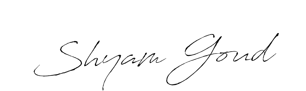 Make a short Shyam Goud signature style. Manage your documents anywhere anytime using Antro_Vectra. Create and add eSignatures, submit forms, share and send files easily. Shyam Goud signature style 6 images and pictures png