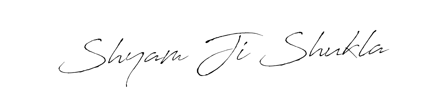 How to make Shyam Ji Shukla name signature. Use Antro_Vectra style for creating short signs online. This is the latest handwritten sign. Shyam Ji Shukla signature style 6 images and pictures png