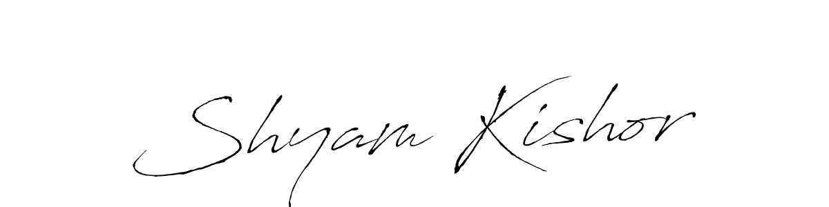 How to make Shyam Kishor signature? Antro_Vectra is a professional autograph style. Create handwritten signature for Shyam Kishor name. Shyam Kishor signature style 6 images and pictures png