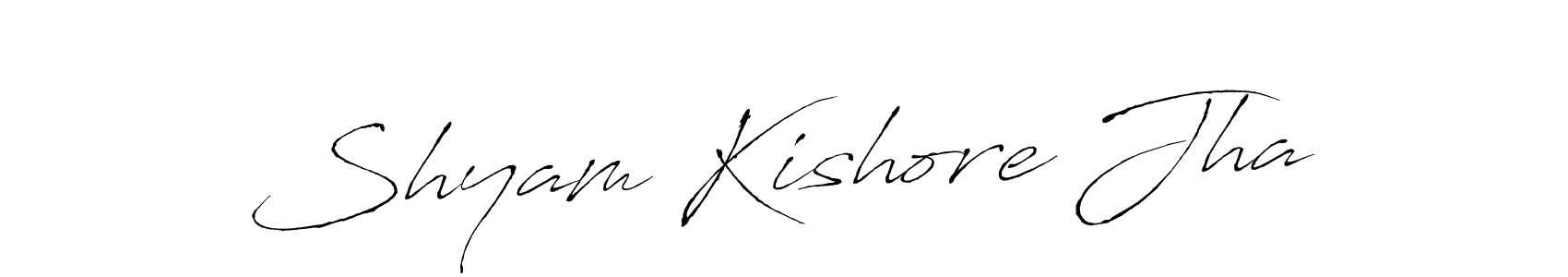 Also we have Shyam Kishore Jha name is the best signature style. Create professional handwritten signature collection using Antro_Vectra autograph style. Shyam Kishore Jha signature style 6 images and pictures png