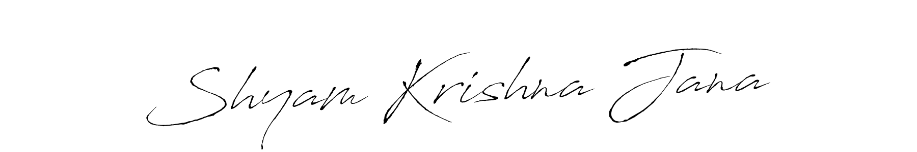 You can use this online signature creator to create a handwritten signature for the name Shyam Krishna Jana. This is the best online autograph maker. Shyam Krishna Jana signature style 6 images and pictures png