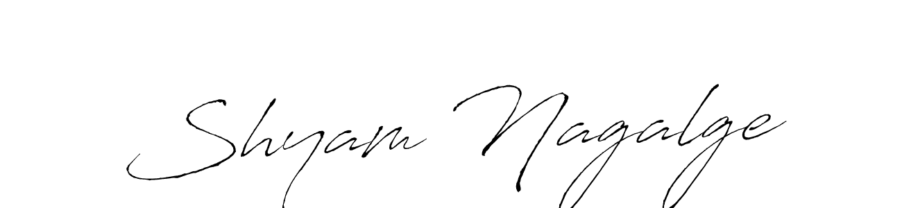 Design your own signature with our free online signature maker. With this signature software, you can create a handwritten (Antro_Vectra) signature for name Shyam Nagalge. Shyam Nagalge signature style 6 images and pictures png