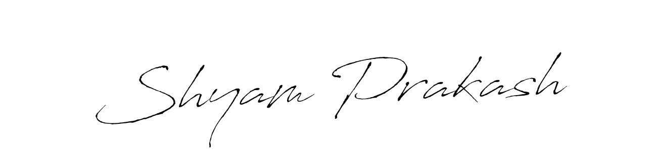 Also we have Shyam Prakash name is the best signature style. Create professional handwritten signature collection using Antro_Vectra autograph style. Shyam Prakash signature style 6 images and pictures png