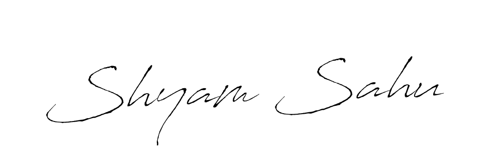 The best way (Antro_Vectra) to make a short signature is to pick only two or three words in your name. The name Shyam Sahu include a total of six letters. For converting this name. Shyam Sahu signature style 6 images and pictures png