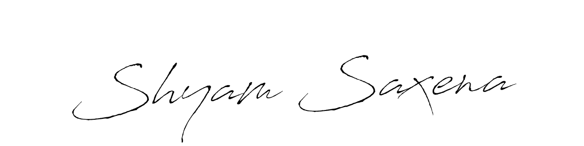 Use a signature maker to create a handwritten signature online. With this signature software, you can design (Antro_Vectra) your own signature for name Shyam Saxena. Shyam Saxena signature style 6 images and pictures png
