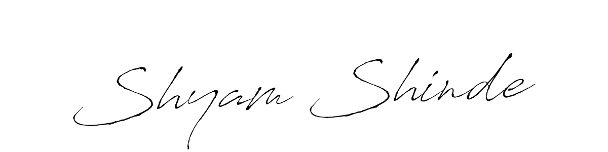 How to make Shyam Shinde name signature. Use Antro_Vectra style for creating short signs online. This is the latest handwritten sign. Shyam Shinde signature style 6 images and pictures png