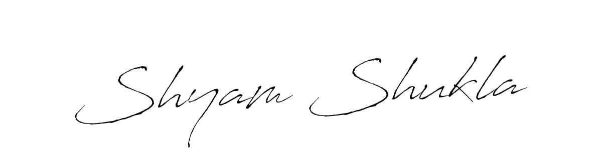 Make a beautiful signature design for name Shyam Shukla. With this signature (Antro_Vectra) style, you can create a handwritten signature for free. Shyam Shukla signature style 6 images and pictures png