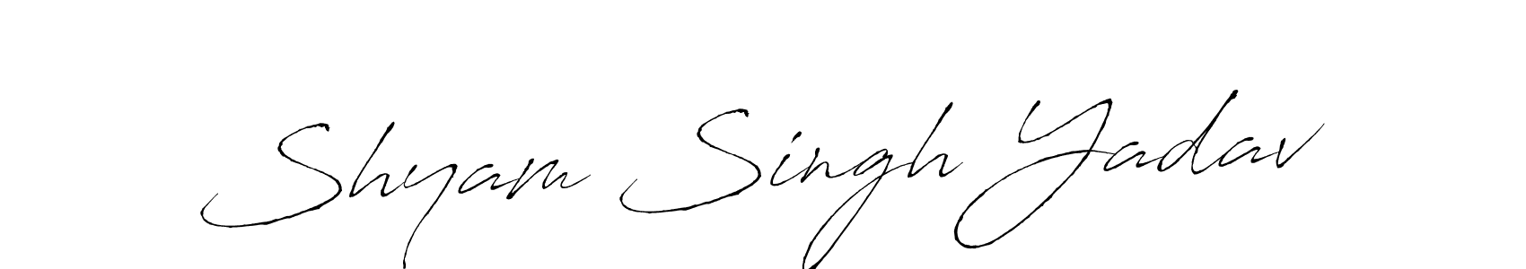 Antro_Vectra is a professional signature style that is perfect for those who want to add a touch of class to their signature. It is also a great choice for those who want to make their signature more unique. Get Shyam Singh Yadav name to fancy signature for free. Shyam Singh Yadav signature style 6 images and pictures png