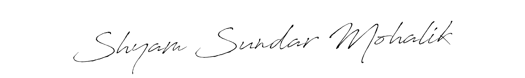 Also we have Shyam Sundar Mohalik name is the best signature style. Create professional handwritten signature collection using Antro_Vectra autograph style. Shyam Sundar Mohalik signature style 6 images and pictures png
