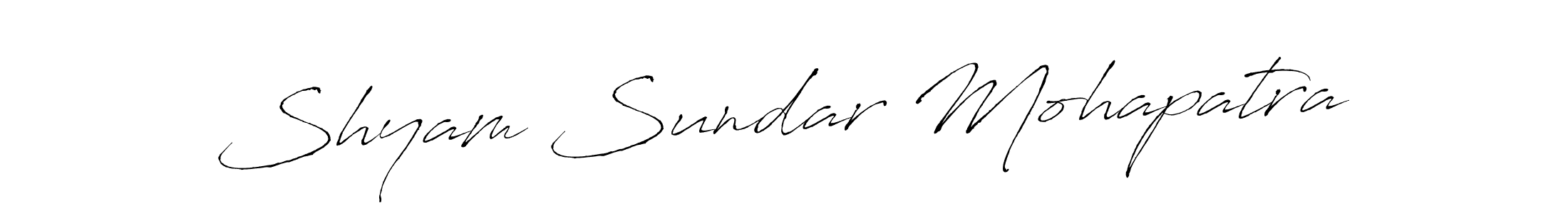 Also we have Shyam Sundar Mohapatra name is the best signature style. Create professional handwritten signature collection using Antro_Vectra autograph style. Shyam Sundar Mohapatra signature style 6 images and pictures png