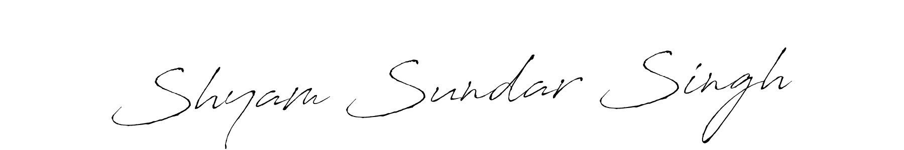 Also we have Shyam Sundar Singh name is the best signature style. Create professional handwritten signature collection using Antro_Vectra autograph style. Shyam Sundar Singh signature style 6 images and pictures png