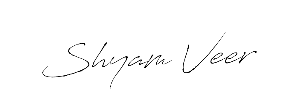 You should practise on your own different ways (Antro_Vectra) to write your name (Shyam Veer) in signature. don't let someone else do it for you. Shyam Veer signature style 6 images and pictures png