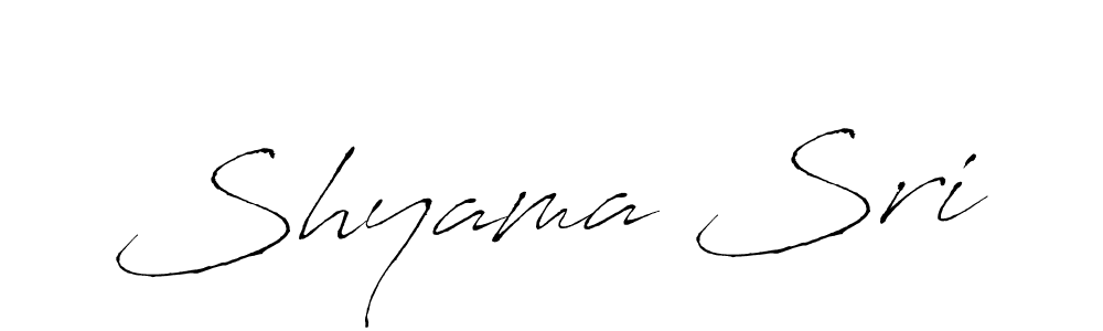 How to make Shyama Sri signature? Antro_Vectra is a professional autograph style. Create handwritten signature for Shyama Sri name. Shyama Sri signature style 6 images and pictures png