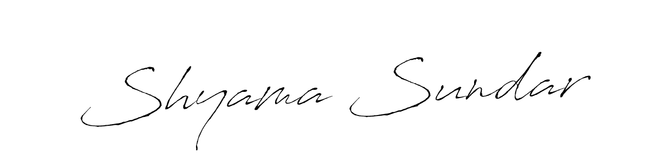 Use a signature maker to create a handwritten signature online. With this signature software, you can design (Antro_Vectra) your own signature for name Shyama Sundar. Shyama Sundar signature style 6 images and pictures png
