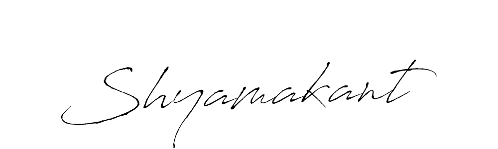 Use a signature maker to create a handwritten signature online. With this signature software, you can design (Antro_Vectra) your own signature for name Shyamakant. Shyamakant signature style 6 images and pictures png