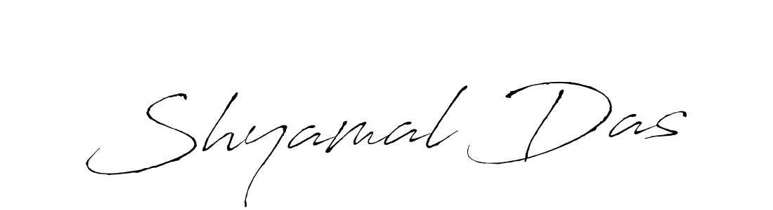 You should practise on your own different ways (Antro_Vectra) to write your name (Shyamal Das) in signature. don't let someone else do it for you. Shyamal Das signature style 6 images and pictures png