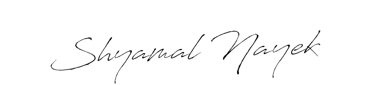 Antro_Vectra is a professional signature style that is perfect for those who want to add a touch of class to their signature. It is also a great choice for those who want to make their signature more unique. Get Shyamal Nayek name to fancy signature for free. Shyamal Nayek signature style 6 images and pictures png