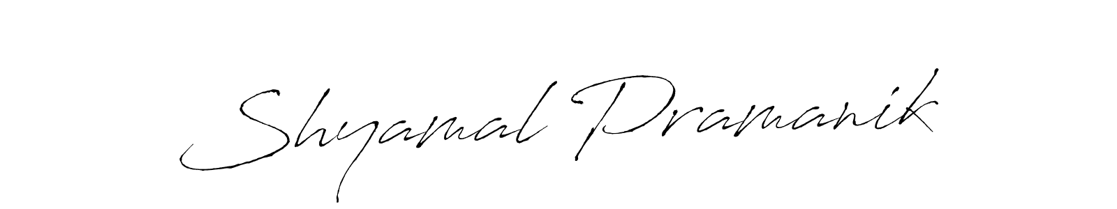 Use a signature maker to create a handwritten signature online. With this signature software, you can design (Antro_Vectra) your own signature for name Shyamal Pramanik. Shyamal Pramanik signature style 6 images and pictures png