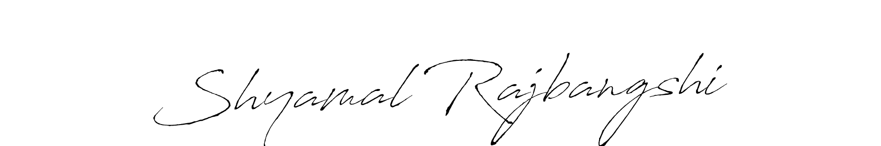 Use a signature maker to create a handwritten signature online. With this signature software, you can design (Antro_Vectra) your own signature for name Shyamal Rajbangshi. Shyamal Rajbangshi signature style 6 images and pictures png