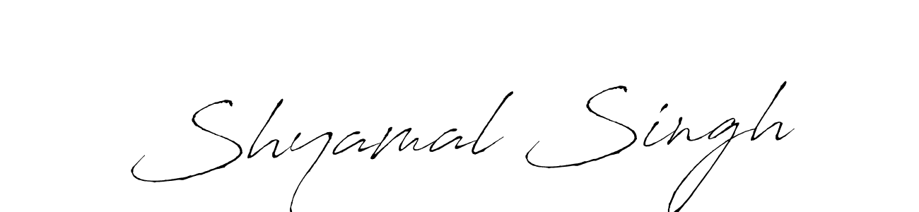 You should practise on your own different ways (Antro_Vectra) to write your name (Shyamal Singh) in signature. don't let someone else do it for you. Shyamal Singh signature style 6 images and pictures png