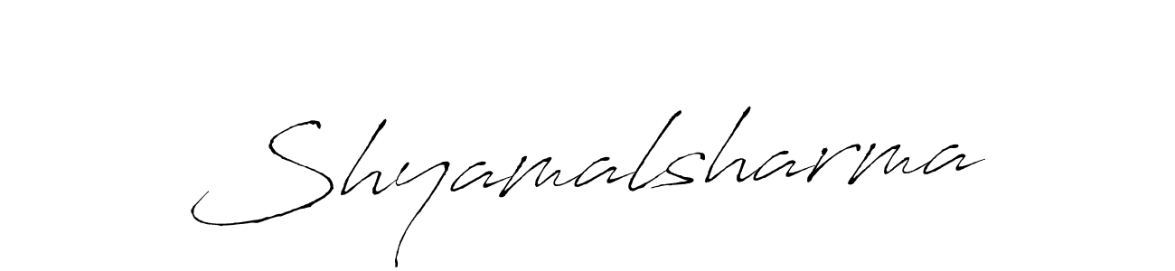 Make a beautiful signature design for name Shyamalsharma. Use this online signature maker to create a handwritten signature for free. Shyamalsharma signature style 6 images and pictures png