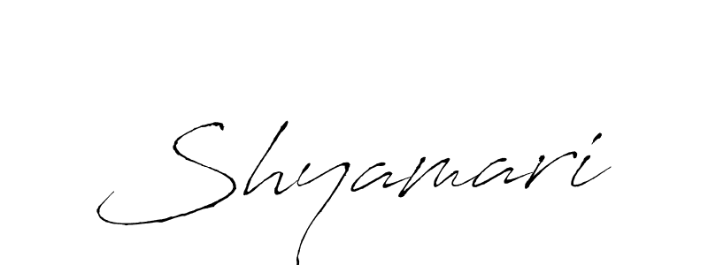 Create a beautiful signature design for name Shyamari. With this signature (Antro_Vectra) fonts, you can make a handwritten signature for free. Shyamari signature style 6 images and pictures png