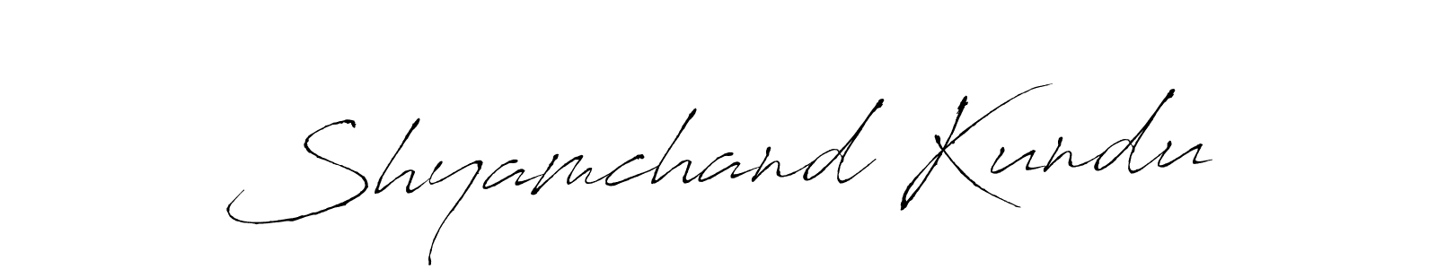 if you are searching for the best signature style for your name Shyamchand Kundu. so please give up your signature search. here we have designed multiple signature styles  using Antro_Vectra. Shyamchand Kundu signature style 6 images and pictures png