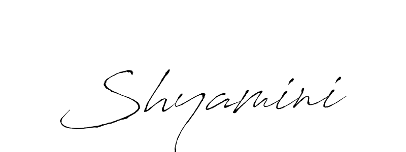 How to make Shyamini name signature. Use Antro_Vectra style for creating short signs online. This is the latest handwritten sign. Shyamini signature style 6 images and pictures png