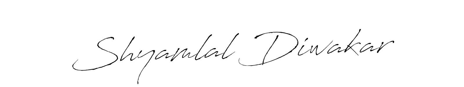 It looks lik you need a new signature style for name Shyamlal Diwakar. Design unique handwritten (Antro_Vectra) signature with our free signature maker in just a few clicks. Shyamlal Diwakar signature style 6 images and pictures png