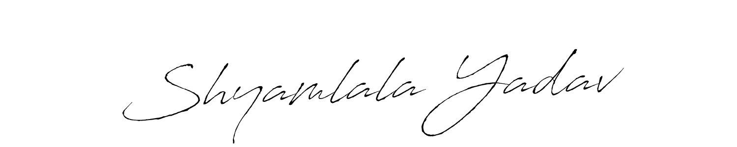 Shyamlala Yadav stylish signature style. Best Handwritten Sign (Antro_Vectra) for my name. Handwritten Signature Collection Ideas for my name Shyamlala Yadav. Shyamlala Yadav signature style 6 images and pictures png